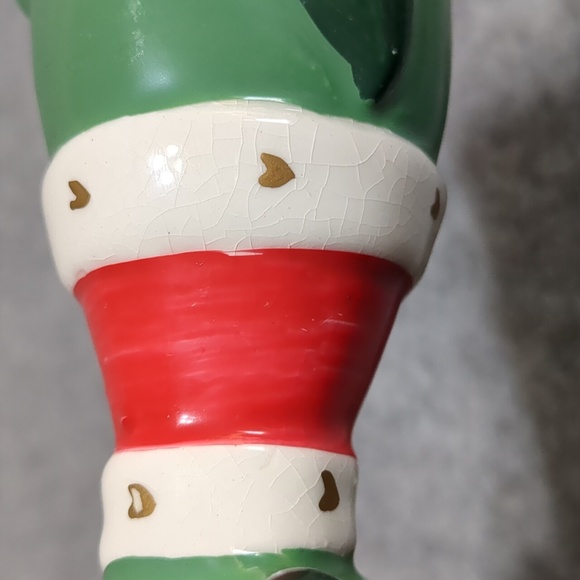 Commodore Japan Christmas Puppy Dog Hound Salt and Pepper Shakers Santa Hat - Picture 8 of 8